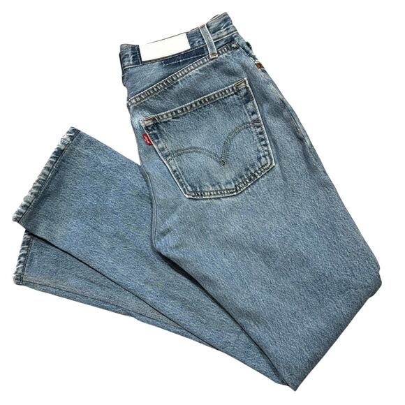 RE/DONE x Levi's The Crawford 28 Medium Blue Mid Rise Reworked Button Fly 31x31 - Picture 8 of 11
